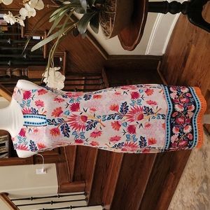 Leslie Fay Multi-Colored Sleeveless Dress